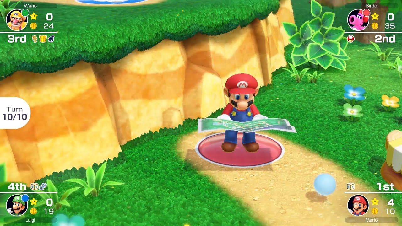 Mario Party Superstars #485 Woody Woods Mario vs Luigi vs Wario vs Birdo