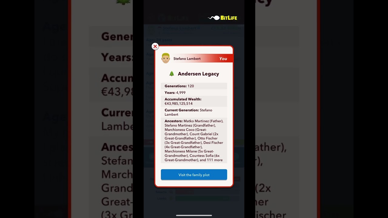BitLife - 5000 year Generation #bitlife #fyp #gaming