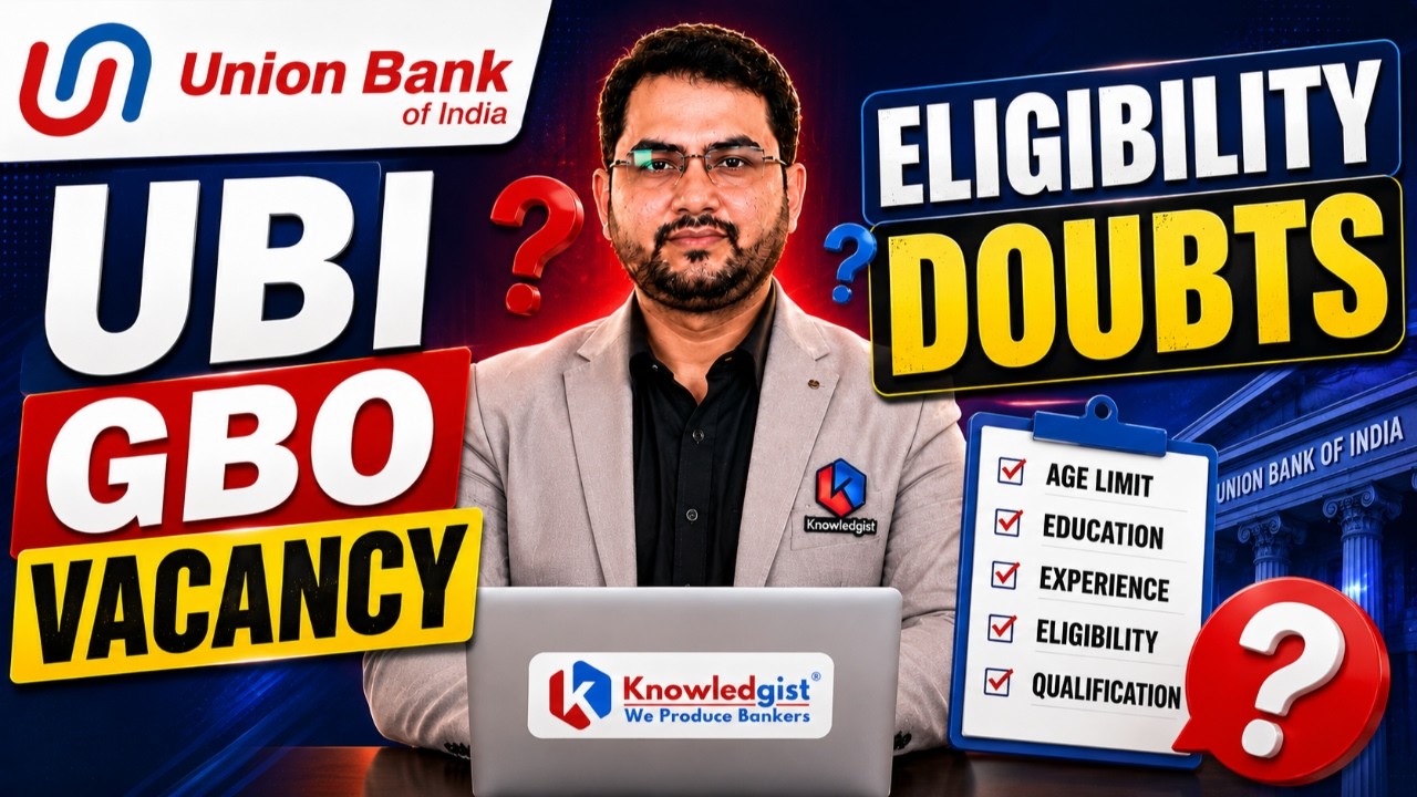 UBI GBO 2026 | Ask Your Doubts ! Union Bank Of India General Banking Officer