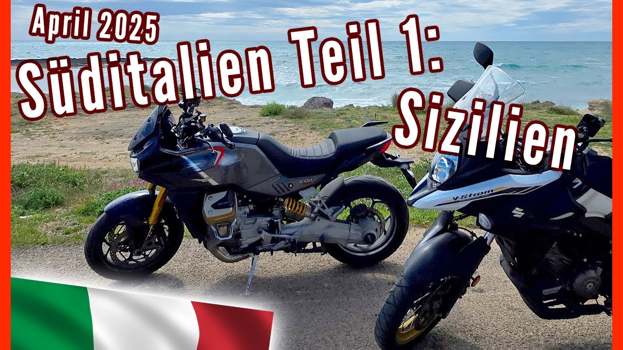 Motorrad Tour Süditalien April 2025, Teil 1: Sizilien