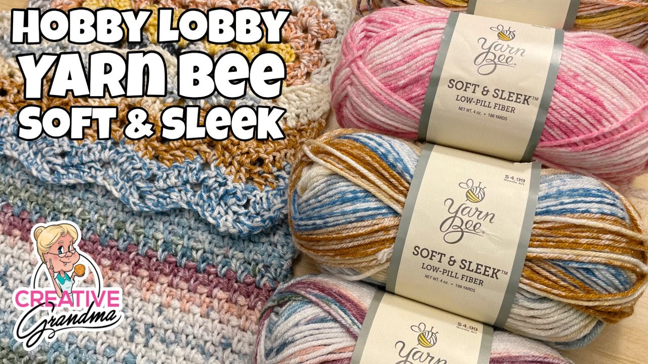Образцы пряжи Hobby Lobby! Мягкая и гладкая пряжа Yarn Bee. Вам нравится эта пряжа? #hobbylobby #...