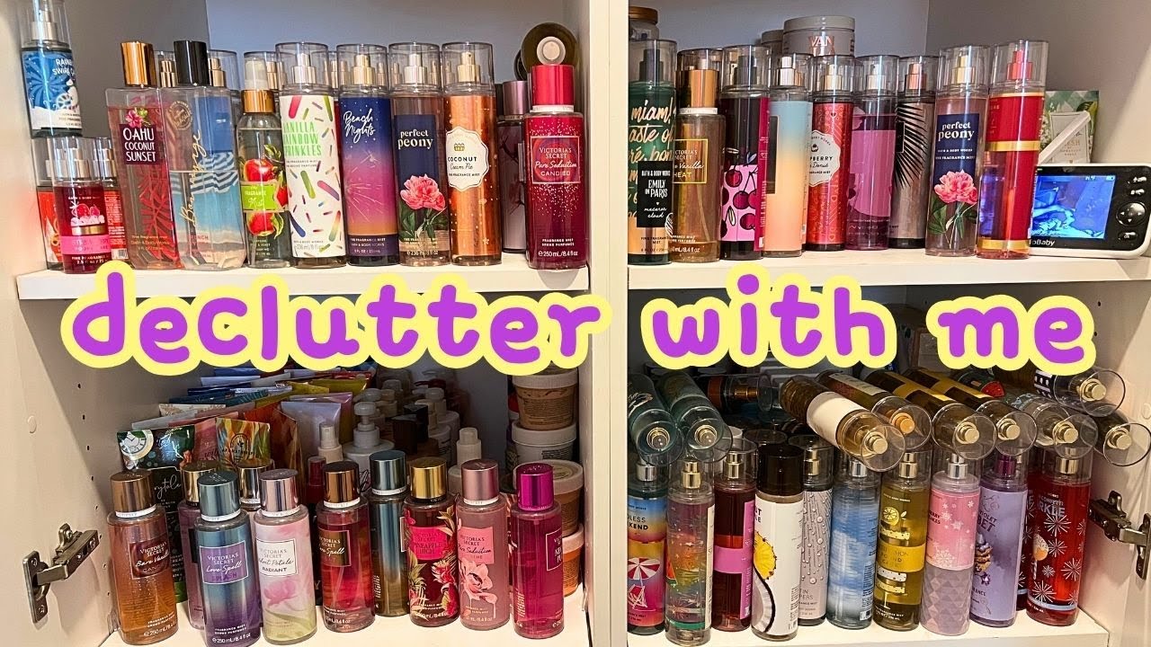Finally decluttering my fragrance mist collection! B&BW, VS, Pink