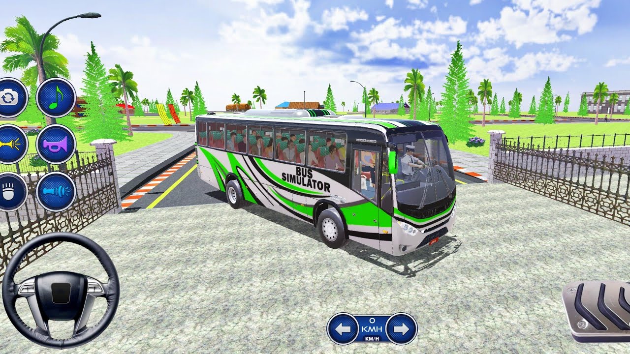 City Coach Bus Simulator - Bus Driving in Crazy Traffic - Android Gameplay 