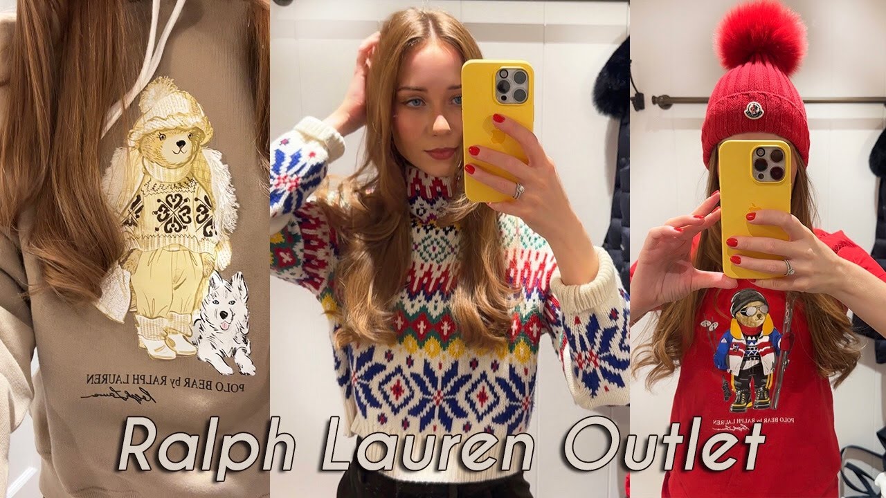 POLO RALPH LAUREN OUTLET HAUL, SHOPPING VLOG & TRY ON - DECEMBER 2023