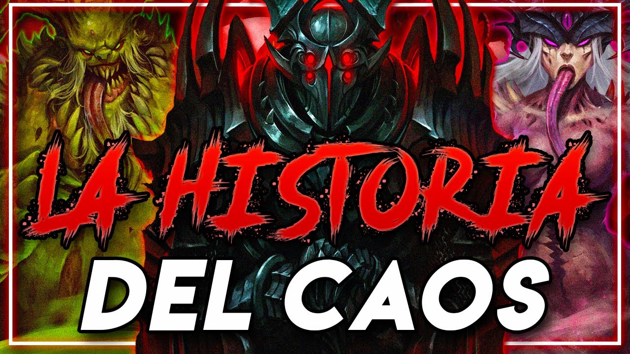 🔯 TODA LA HISTORIA DEL CAOS EN WARHAMMER 40K EXPLICADA | Dioses del caos, Demonios, Disformidad | ✝️