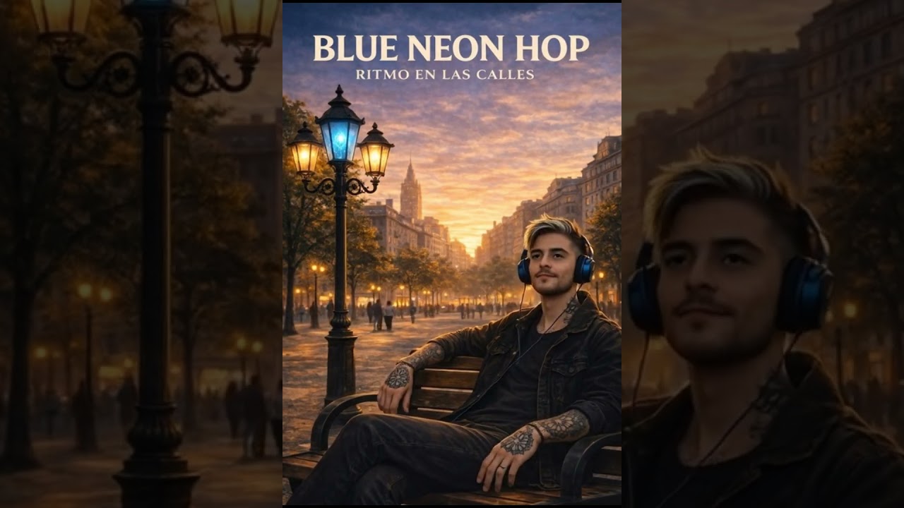 🕶️ BLUE . NEON-HOP  Ritmo en las calles