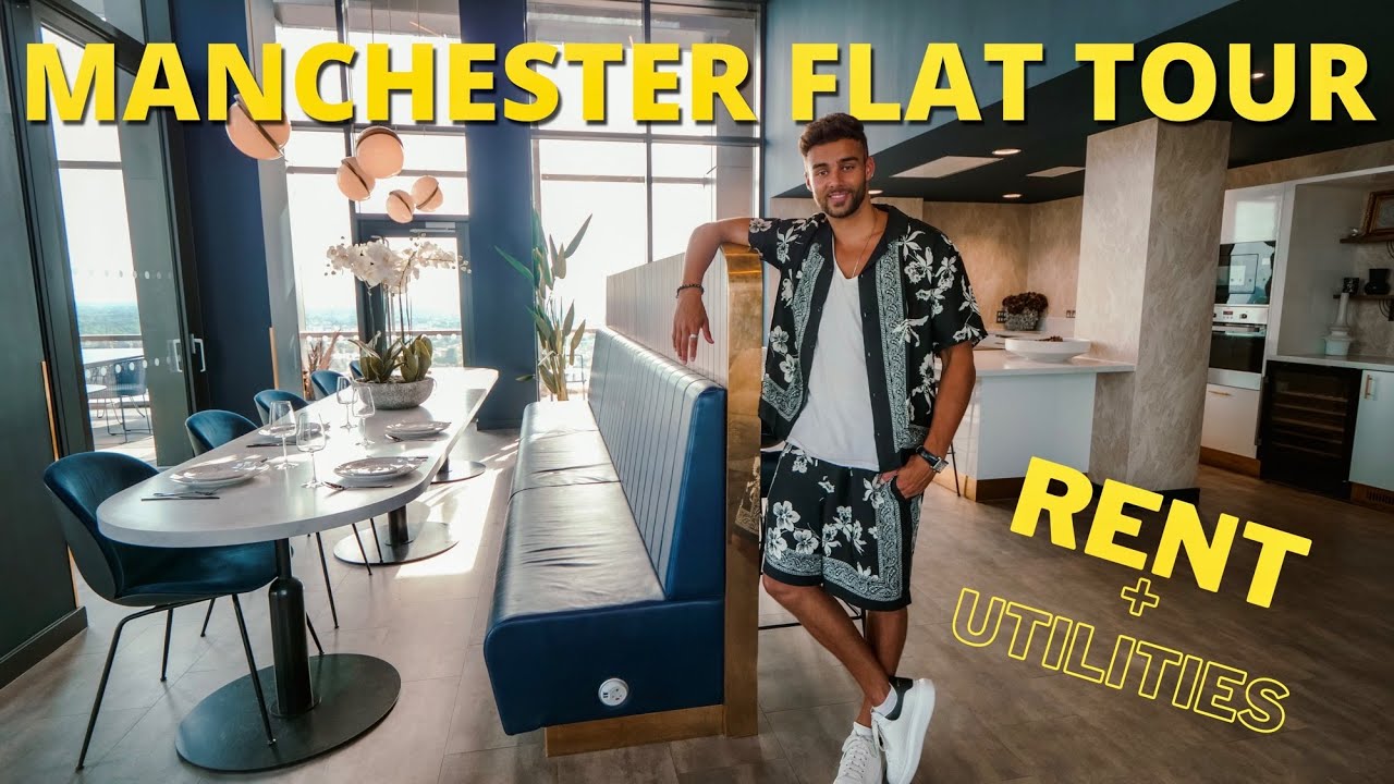 My Manchester FLAT TOUR | How much my 2-bed flat costs (Vita Living at Circle Square)