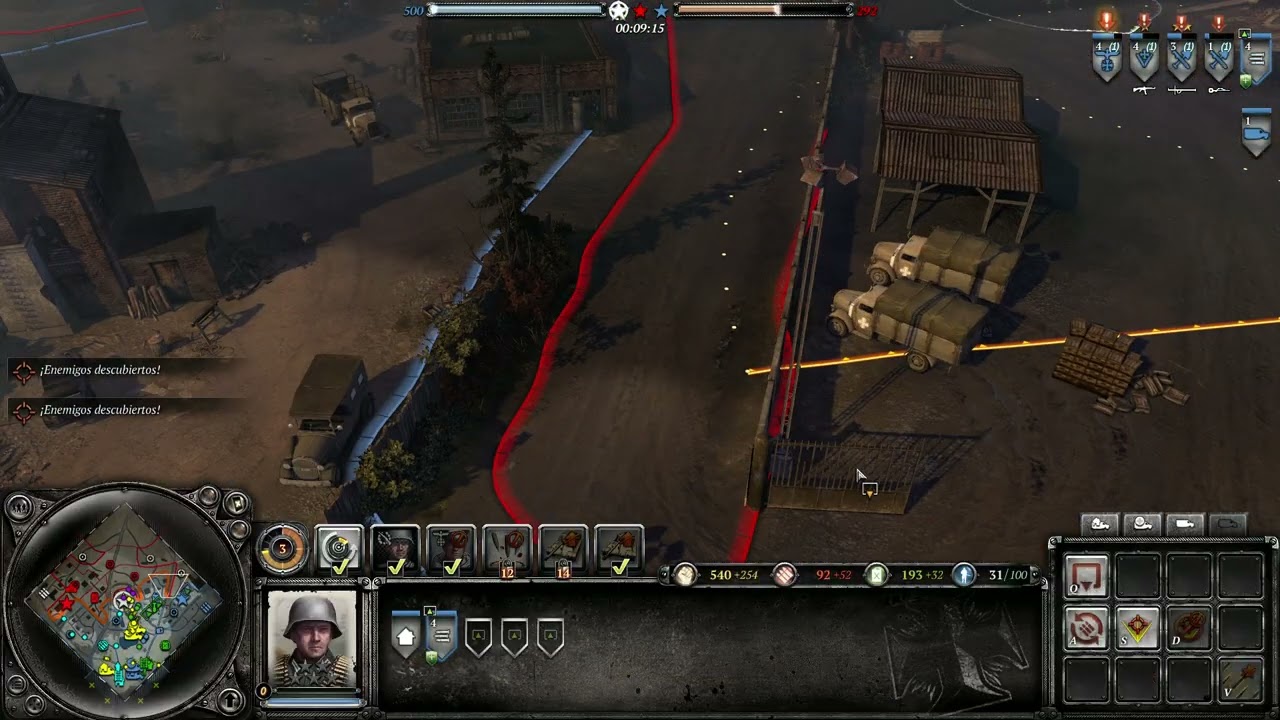 Company of Heroes 2 ( OKW 2 GER 2 VS UKF 2 SOV 1 USF 1 ) 102 MULTI