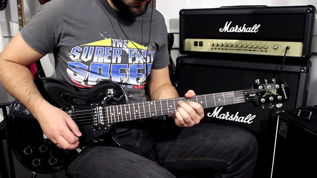 EPIPHONE LP STUDIO EBONY - Demo Guitar