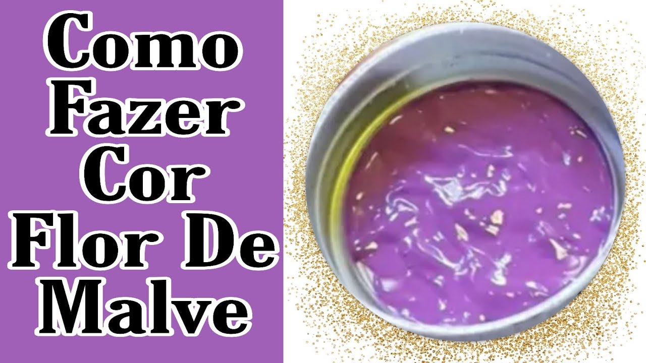 como fazer a cor flor de malva tinta de tecido  (aula 3)