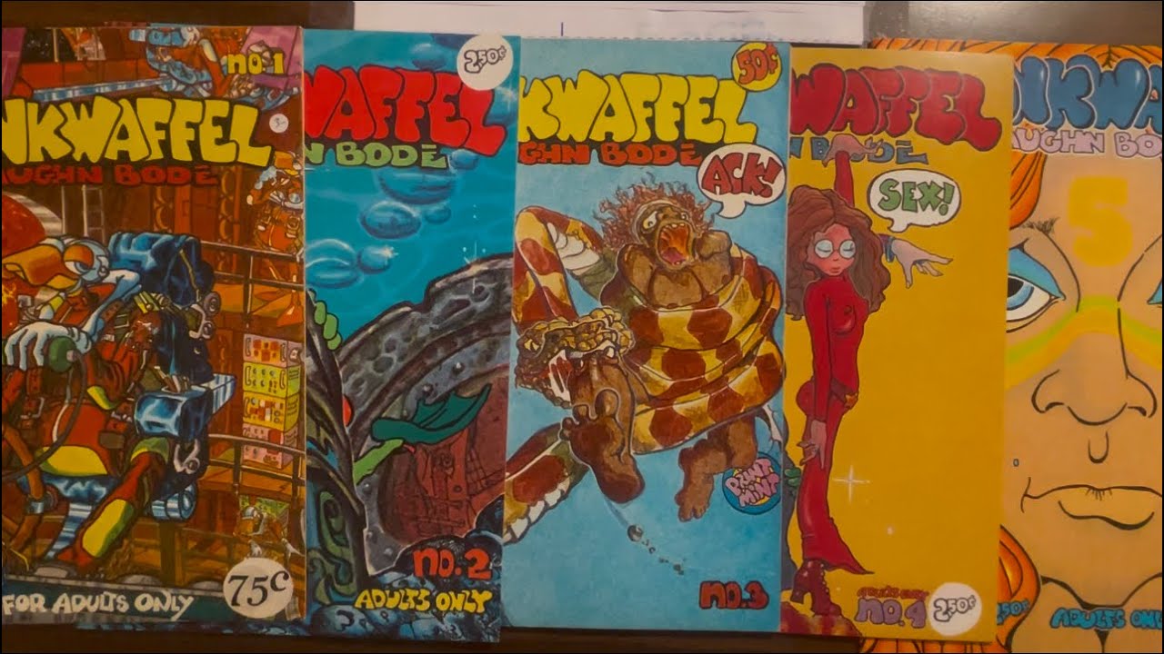 Junkwaffel #1-5: Vaughn Bod&eacute;&rsquo;s incredible one-man anthology! Cheech Wizard, Cobalt 60, War Lizards!