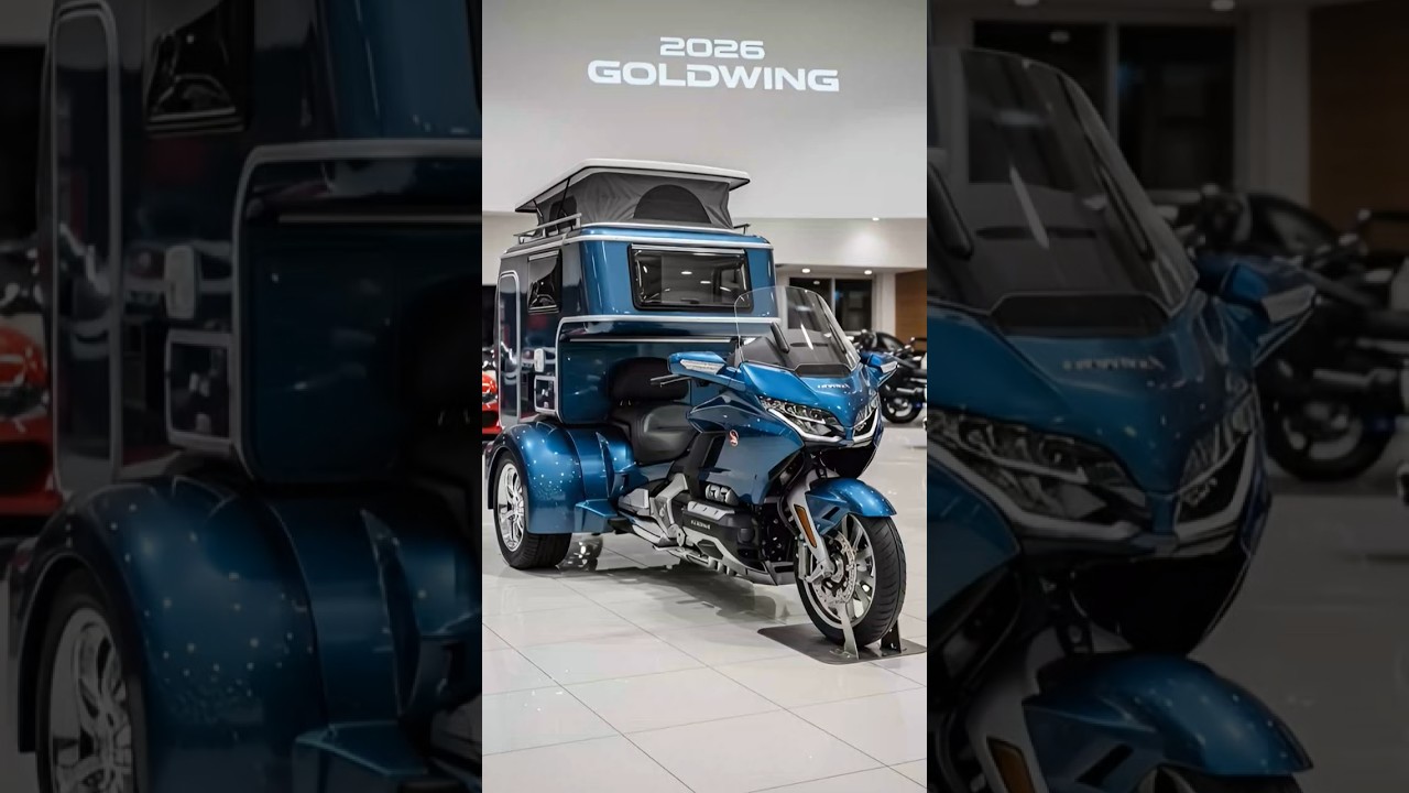 2026 Honda Goldwing Trike Camper &ndash; The Ultimate 3-Wheel Luxury RV on Two Wheels?! 🏍️🔥