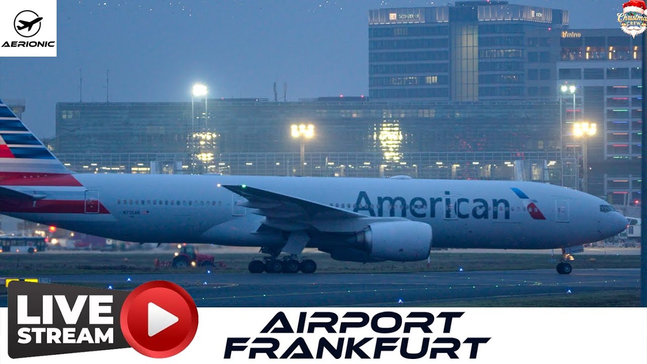 ✈️ LIVE 2K Frankfurt Airport (FRA) — Friday Morning: Cloudy 2°C Centerline 07C/25C | 05 Dec 2025