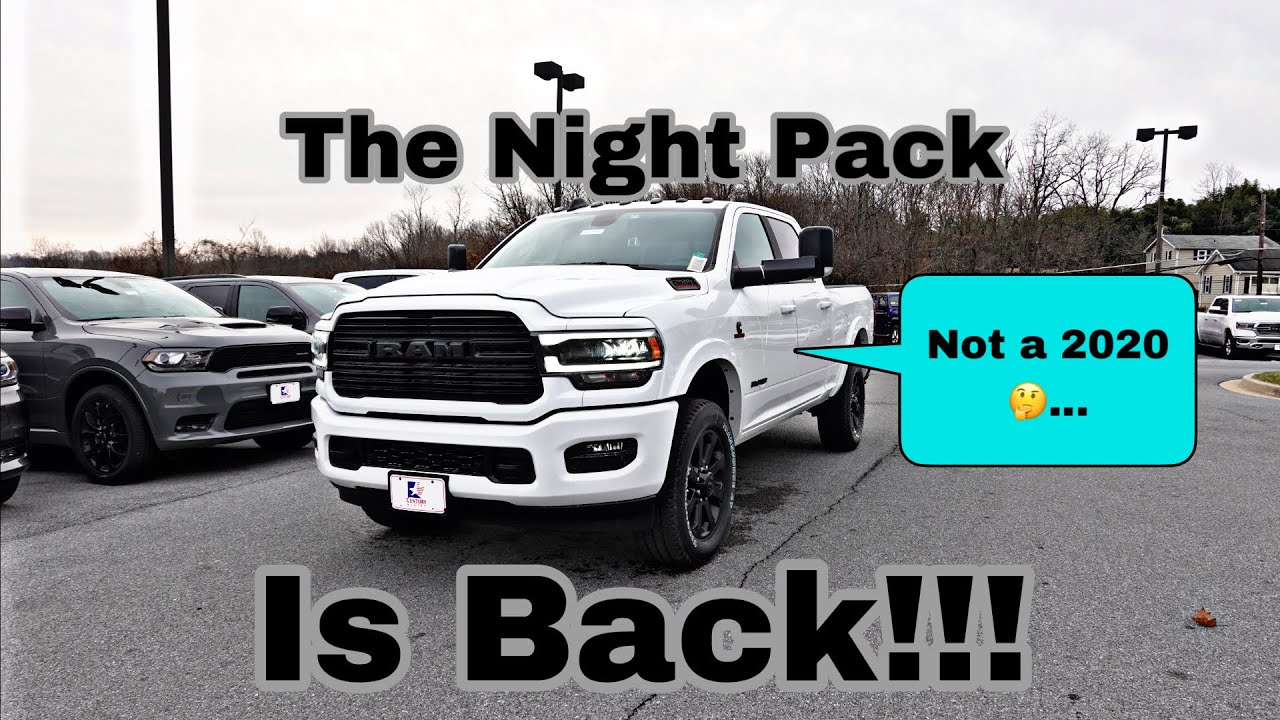 2019 RAM 2500 Laramie Night &mdash; Наконец-то HD Night Edition с двигателем Cummins!!!