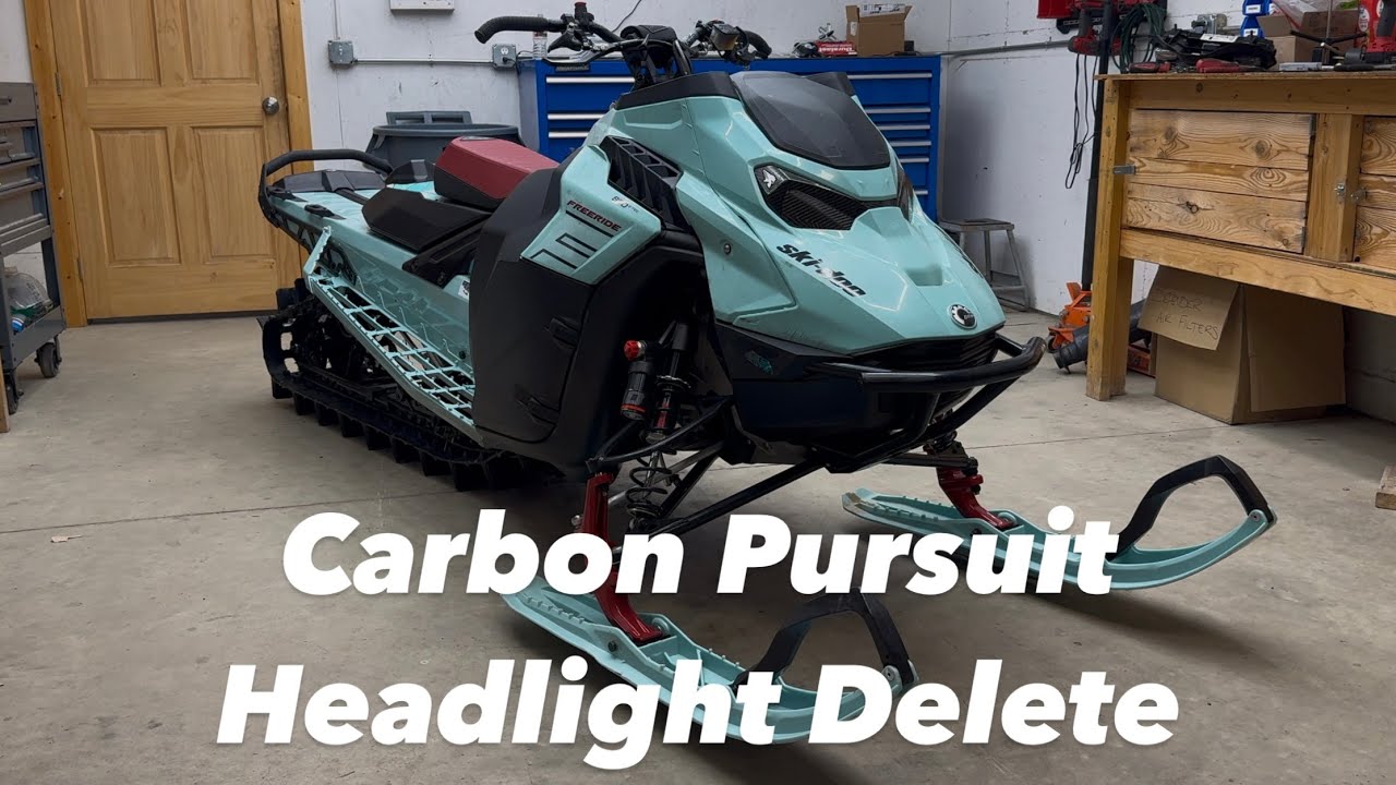 Skidoo Gen5 Headlight Delete Install | Carbon Pursuit