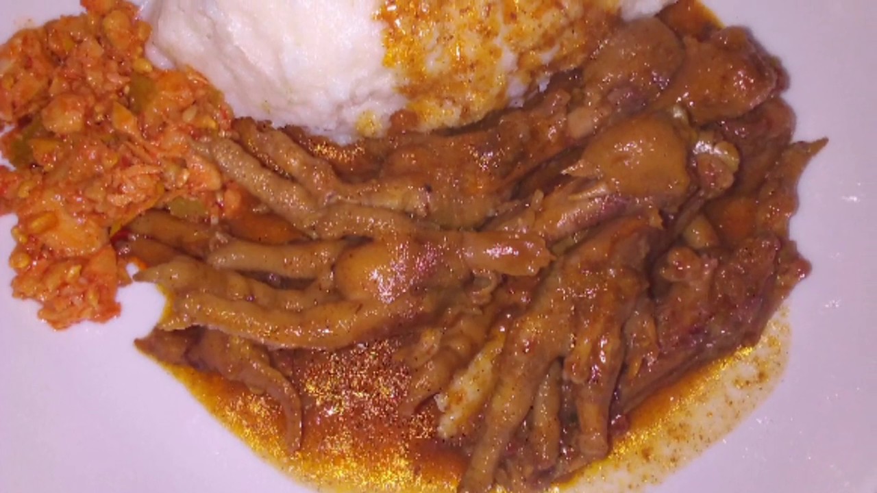Chicken feet for dinner
