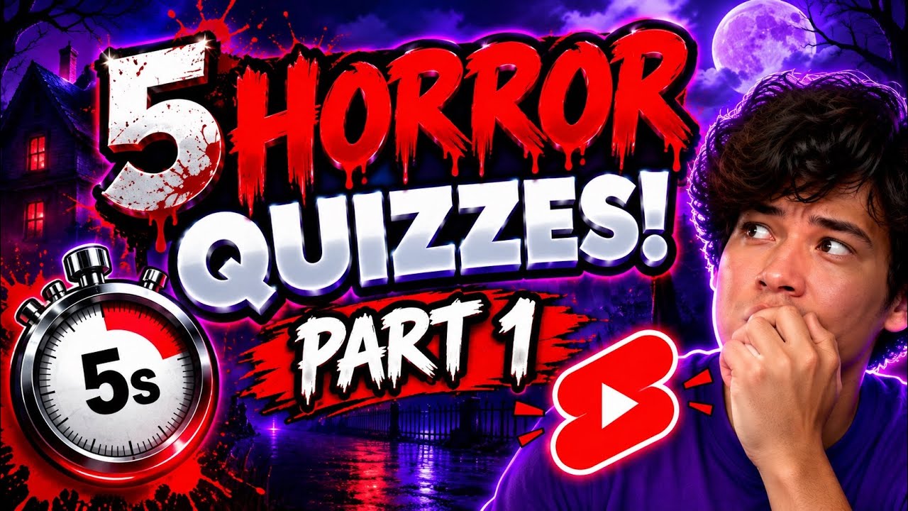 5-Second Horror Movie Quiz! 👻 Can You Get All 5? | Part 1😰