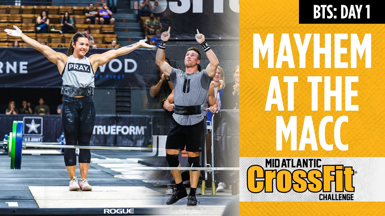 MAYHEM AT THE MACC // CrossFit Semifinal BTS: Day 1