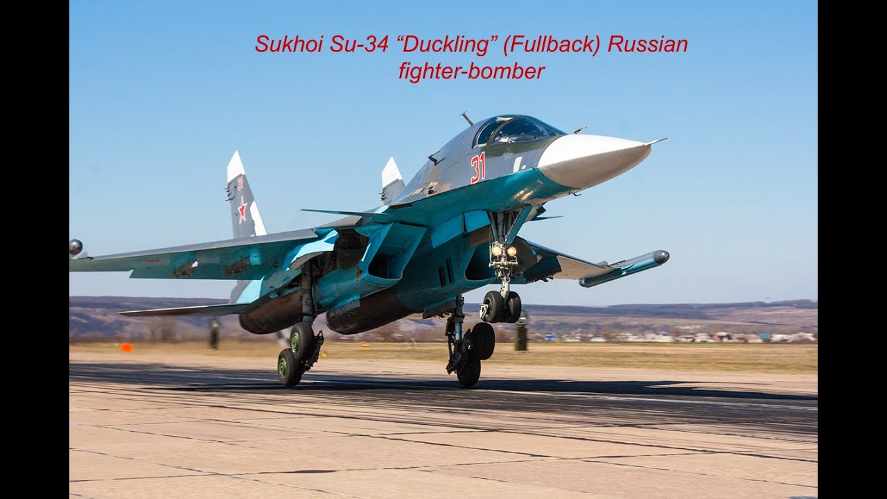Deadly Russian Airforce Sukhoi Su-34 