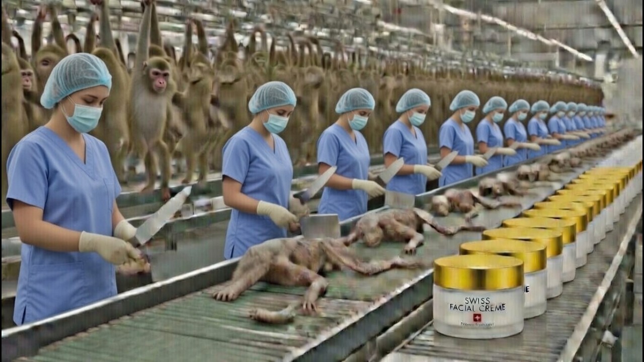 Inside The Factory Monkey Fat To Swiss Face Creme Factory (Full Process)