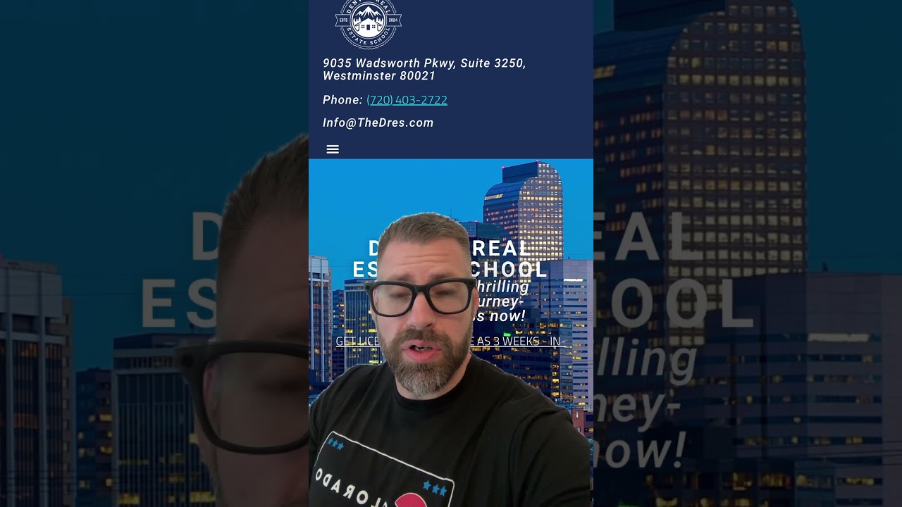 Denver Real Estate School: The top choice for real estate licensing in Colorado! #RealEstateSchool