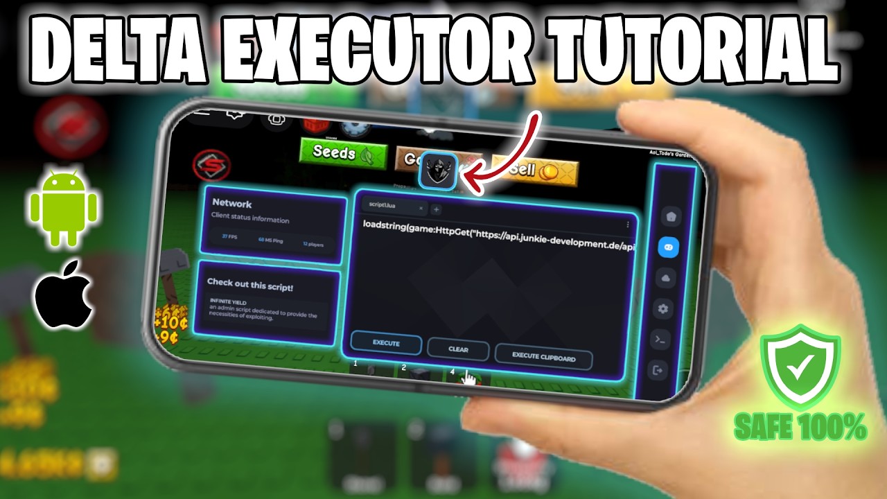 Учебное пособие по Delta Executor | Как скачать, получить ключ, выполнить скрипт, лучший исполнит...