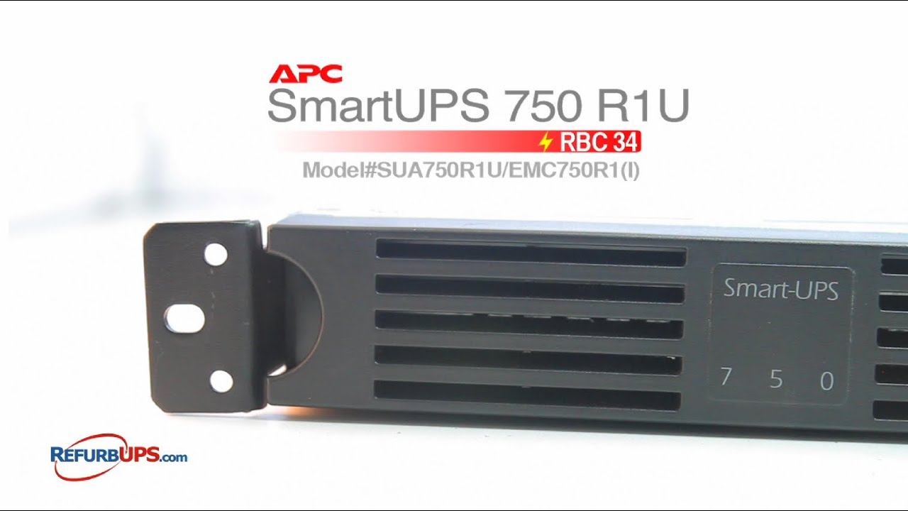 RBC34 Battery Replacement for APC SmartUPS 750 R1U