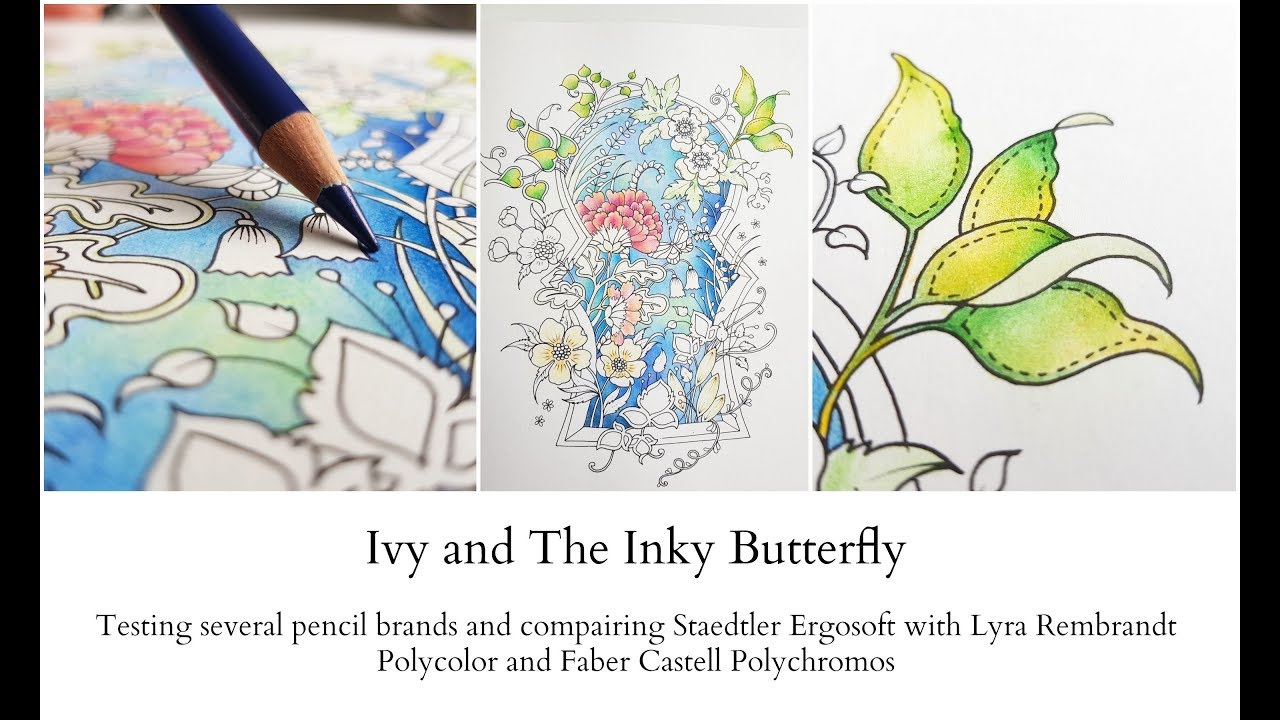 Compairing different pencil brands in Ivy and the Inky Butterfly