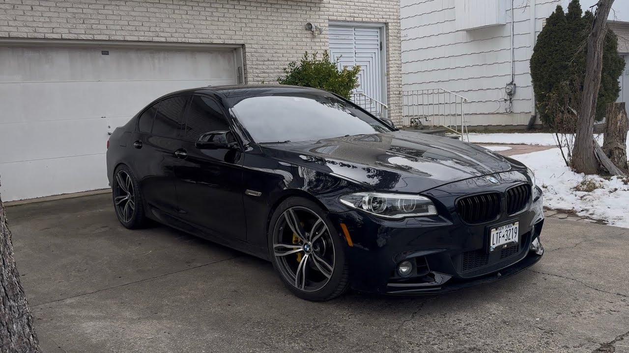 BMW F10 535i N55 CATLESS COLD START WITH MUFFLER DELETE EAR SHATTERING EXHAUST