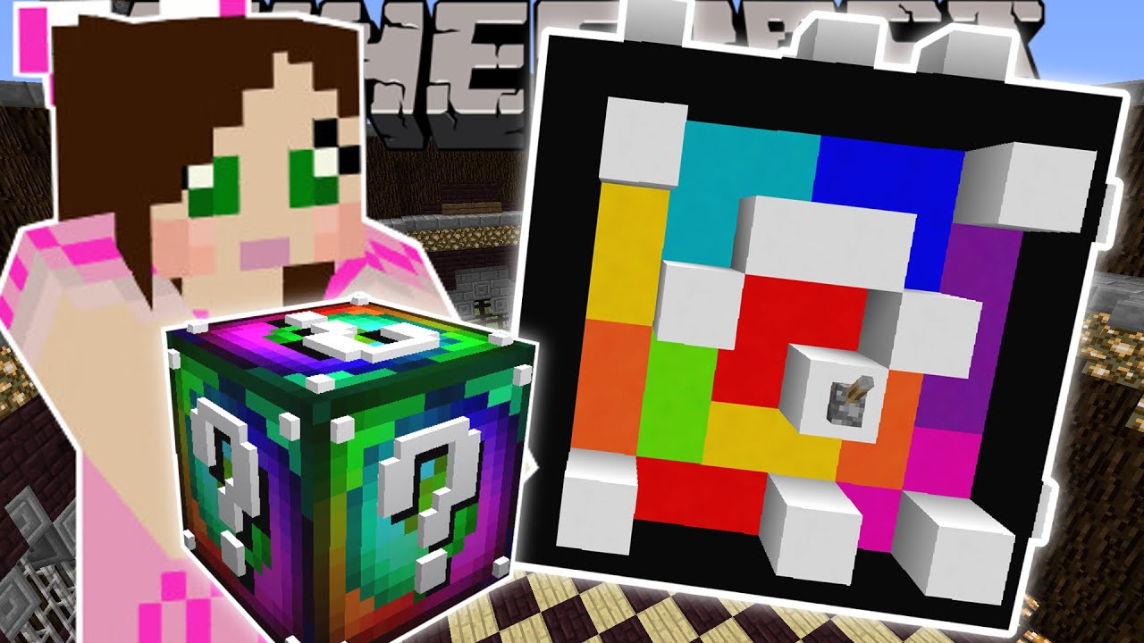 Minecraft: LUCKY BLOCK STRUCTURES (CANDYLAND, ORE FINDER, & GINGERBREAD HOUSE!) Mod Showcase