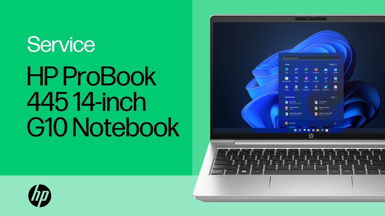 Removing & Replacing Parts | HP ProBook 445 14 inch G10 Notebook | HP Computer Service | HP Support