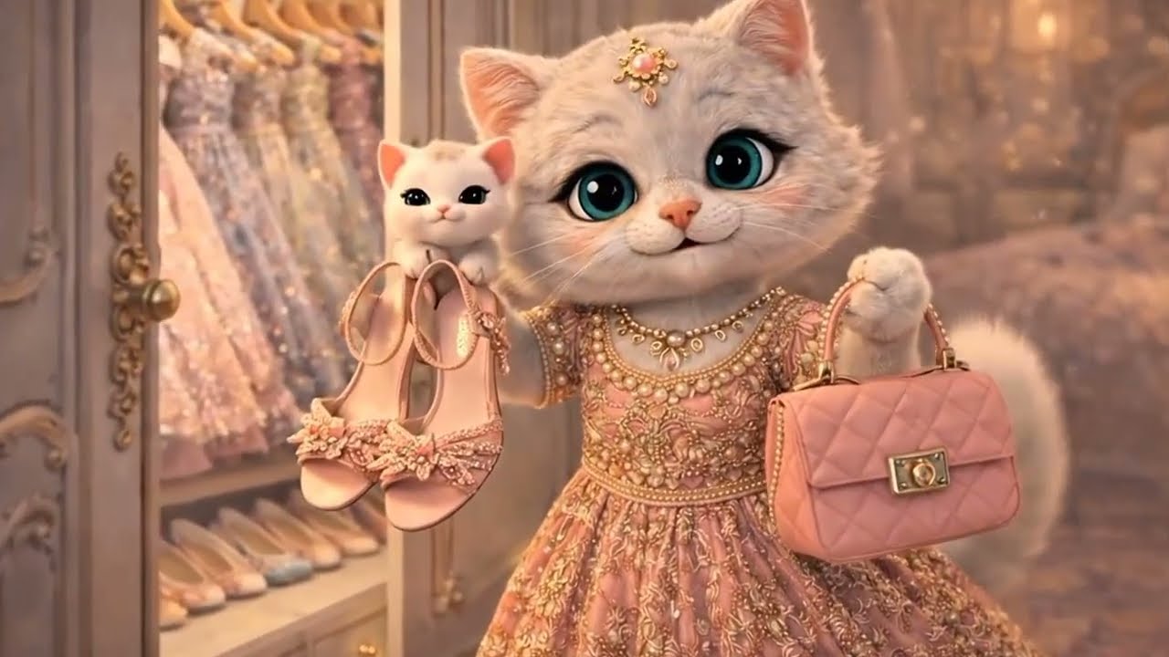  Naughty Kitten Tries Makeup for the First Time 💄🐱#catstory 