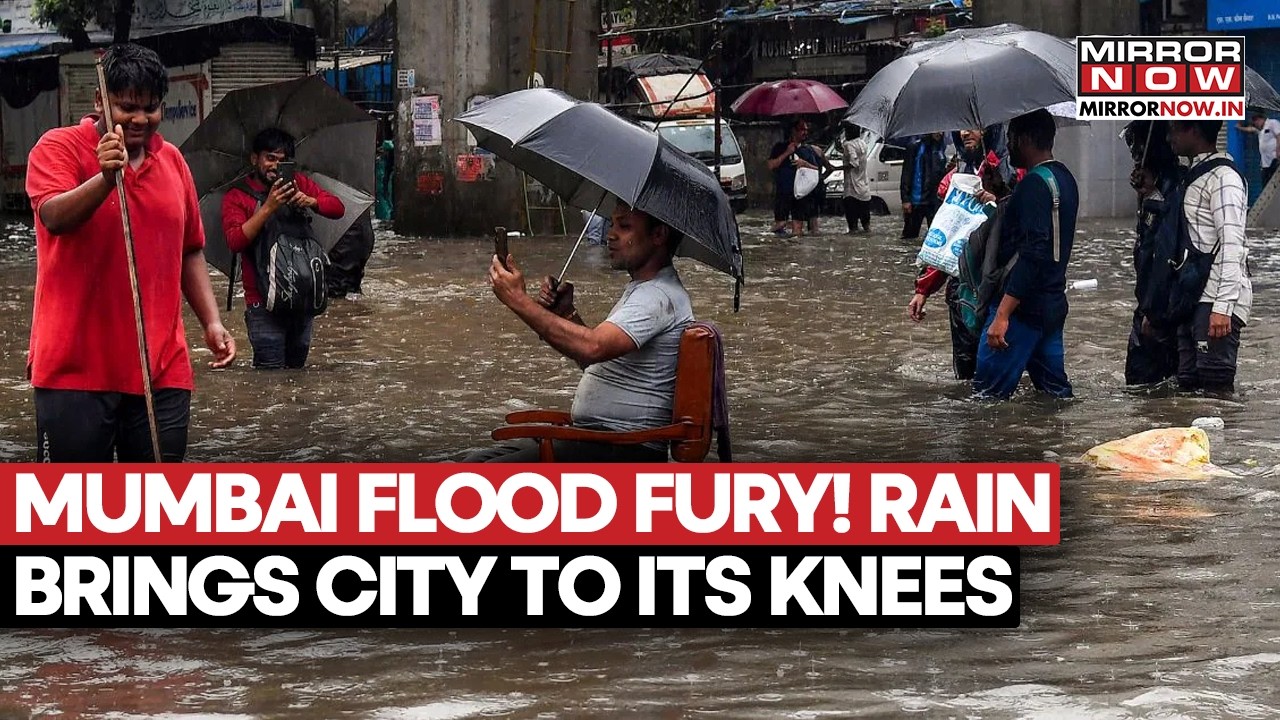 Mumbai Faces Rain Fury! Record Downpour Floods Streets, Rail Tracks Go Underwater