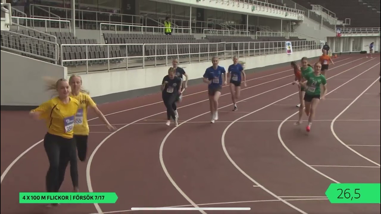 4/100m tjejerna stafettkarnivalen