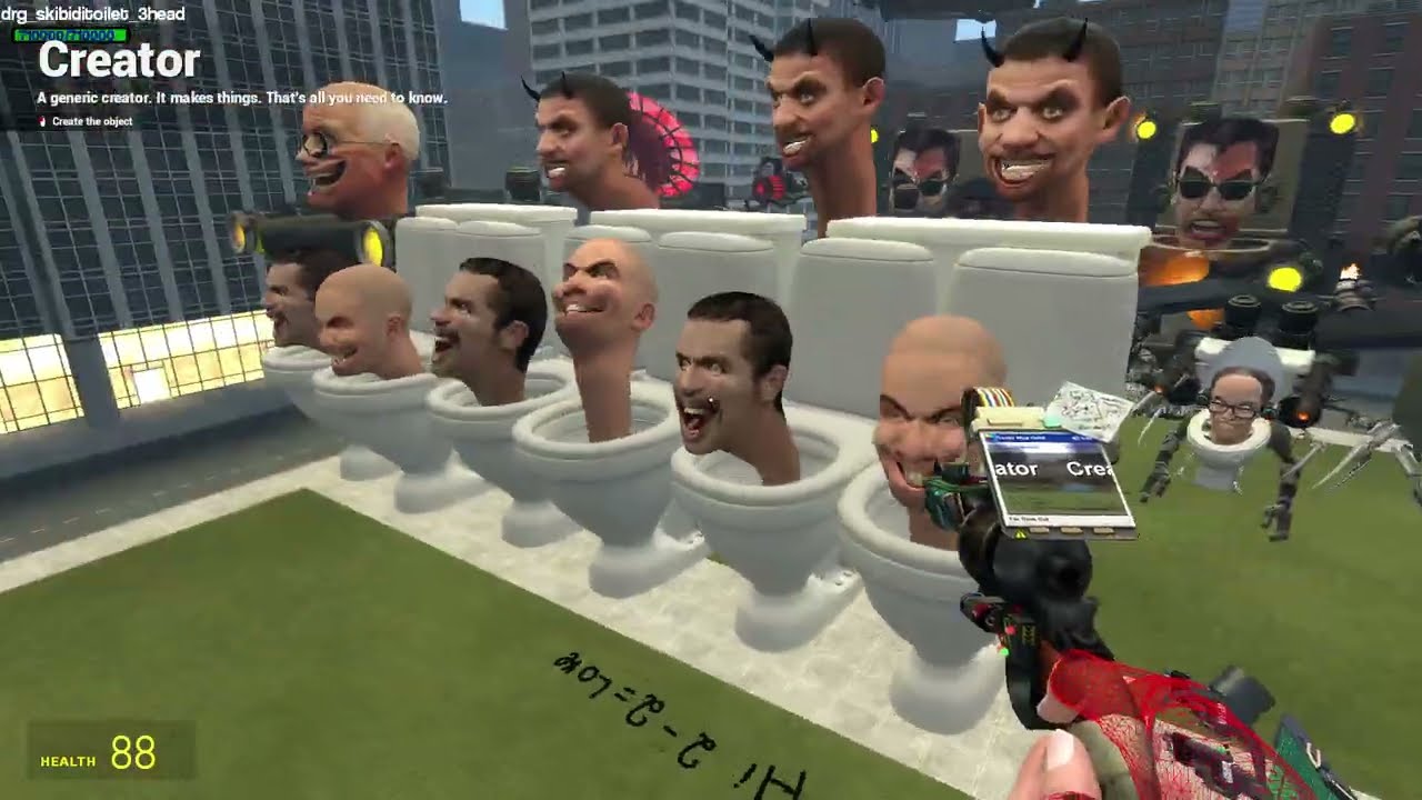 Upgraded Cameraman Titan Vs TV Man And Skibidi Toilet Bosses In Garry's Mod!