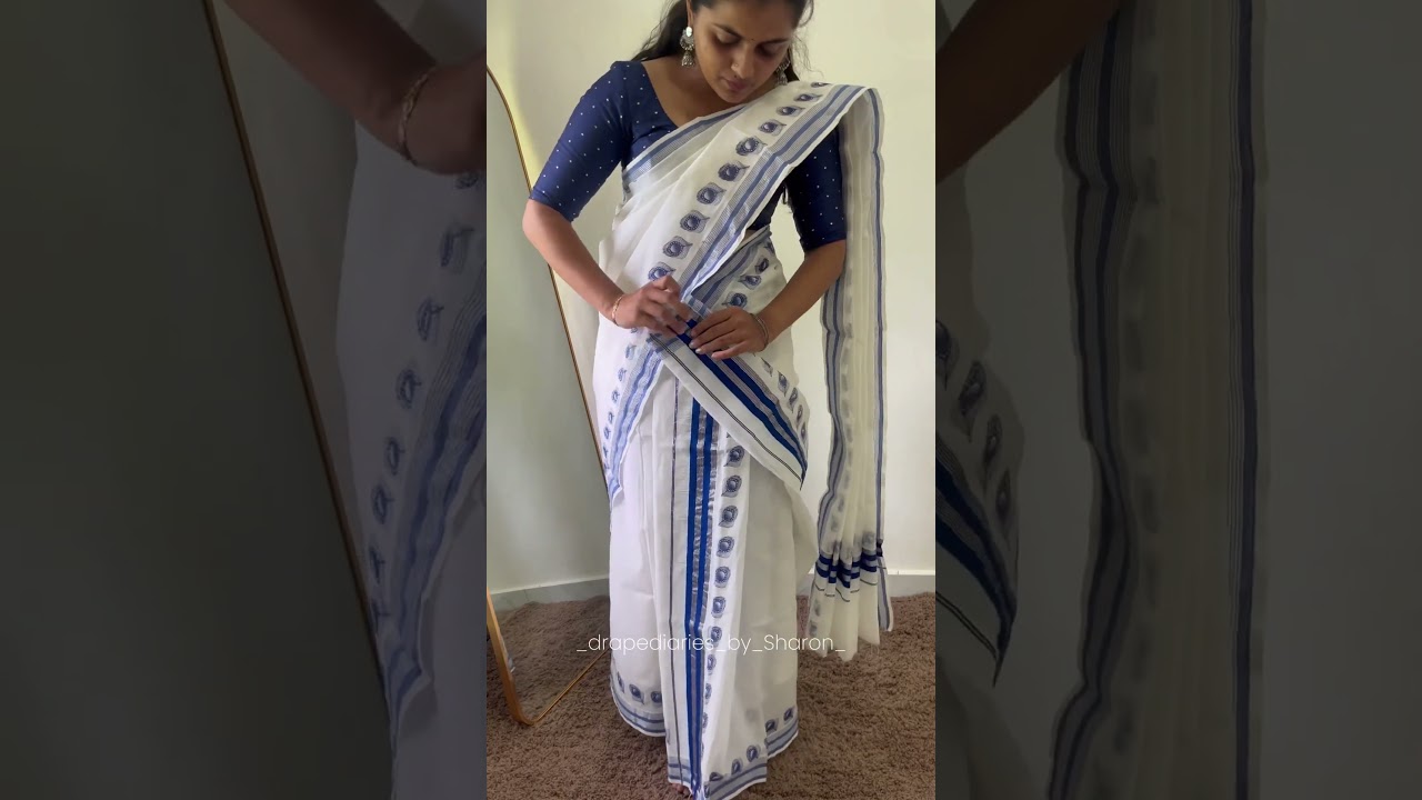 Onam | Set Mundu Draping | Drapediaries_by_Sharon