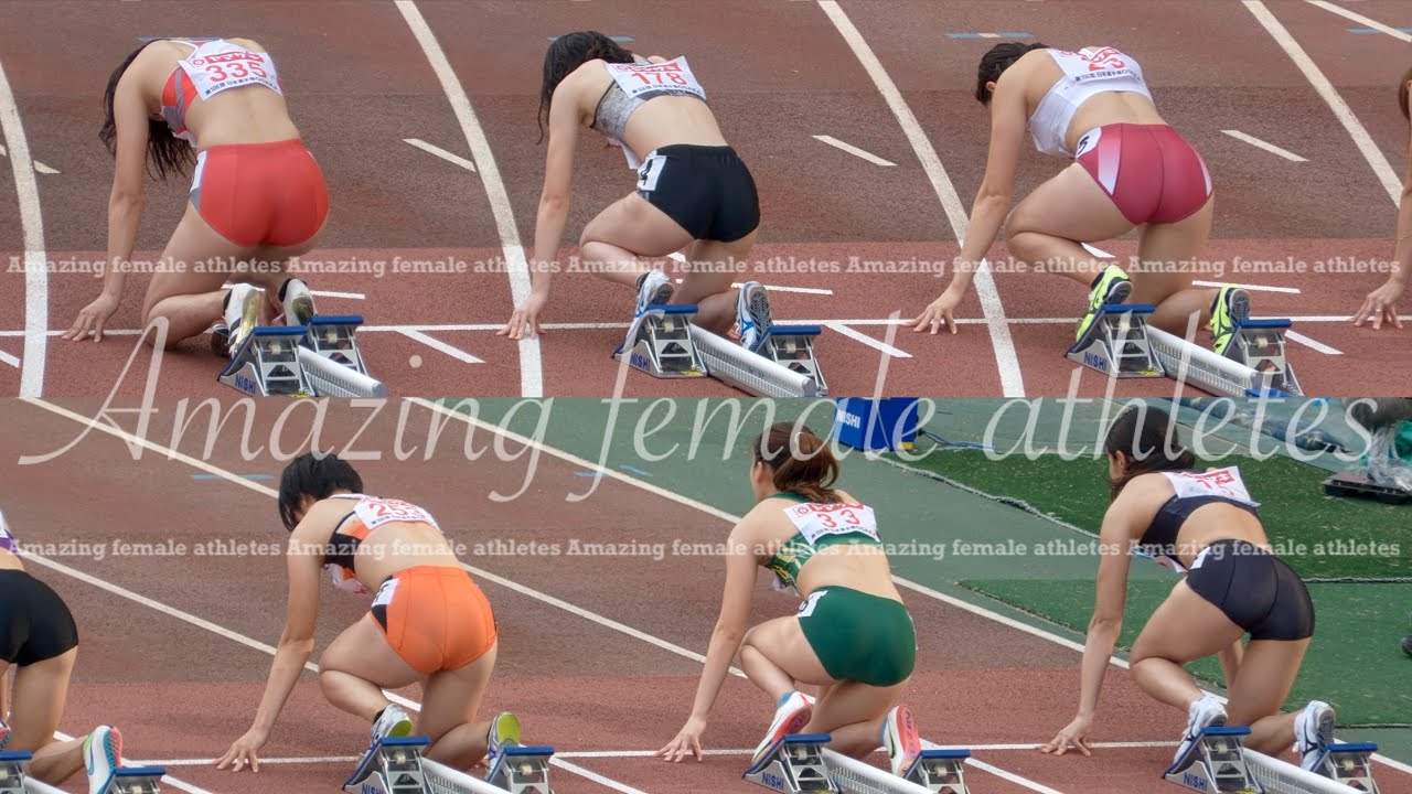 【4K】陸上女子｜大会新記録(12.94)のレースをスタート側から｜女子100mH｜2022日本選手権