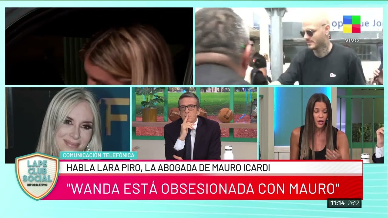 🔥 LARA PIRO abogada de MAURO ICARDI  revela detalles del conflicto legal con WANDA NARA