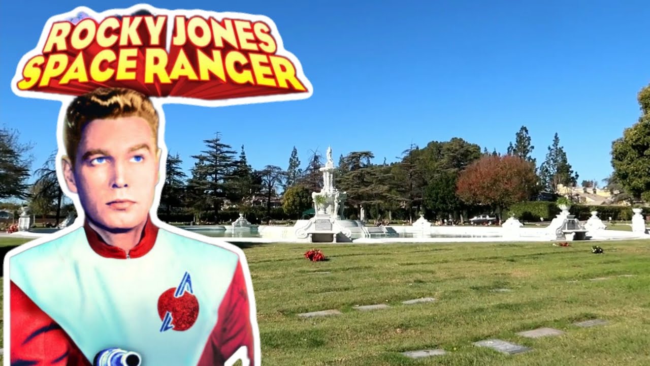 The Grave of ROCKY JONES Space Ranger - Richard Crane