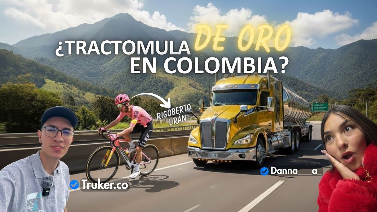 Conduciendo una TRACTOMULA de ORO Con Rigoberto Urán