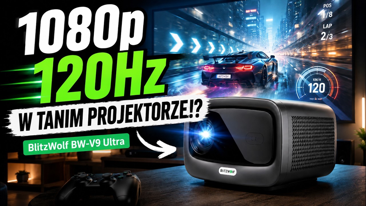 BlitzWolf BW-V9 Ultra &ndash; A Budget Projector Perfect for Gaming? 120Hz and Full HD!