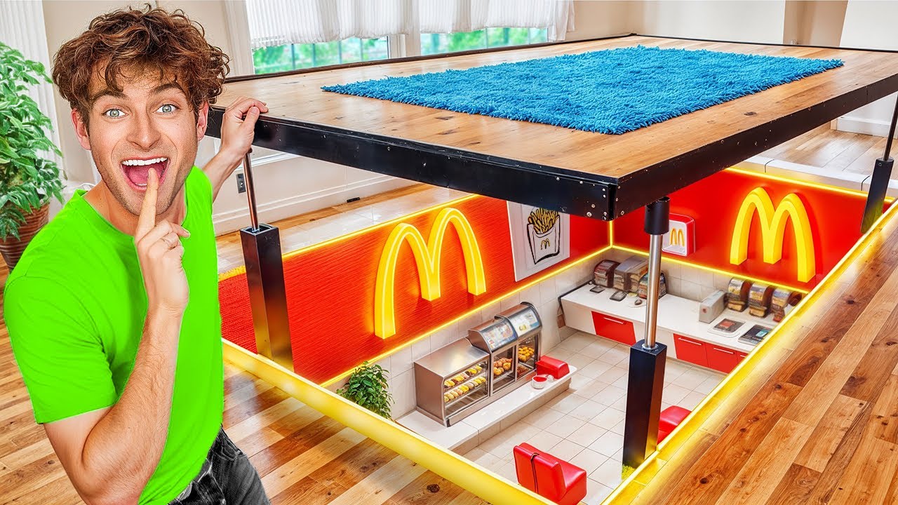 Я построил СЕКРЕТНЫЙ McDonald’s, который вы никогда не найдете!!