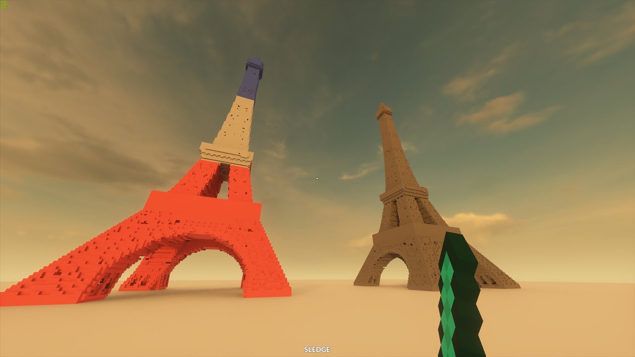 🔥 Destruction of the Eiffel Tower in the TEARDOWN! Teardown MODS 🔥