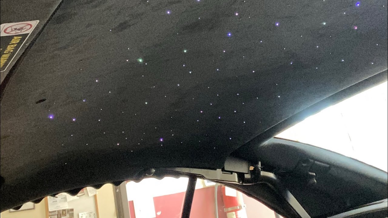 First convertible in the world with a starlight headliner? | SL55  pt 9