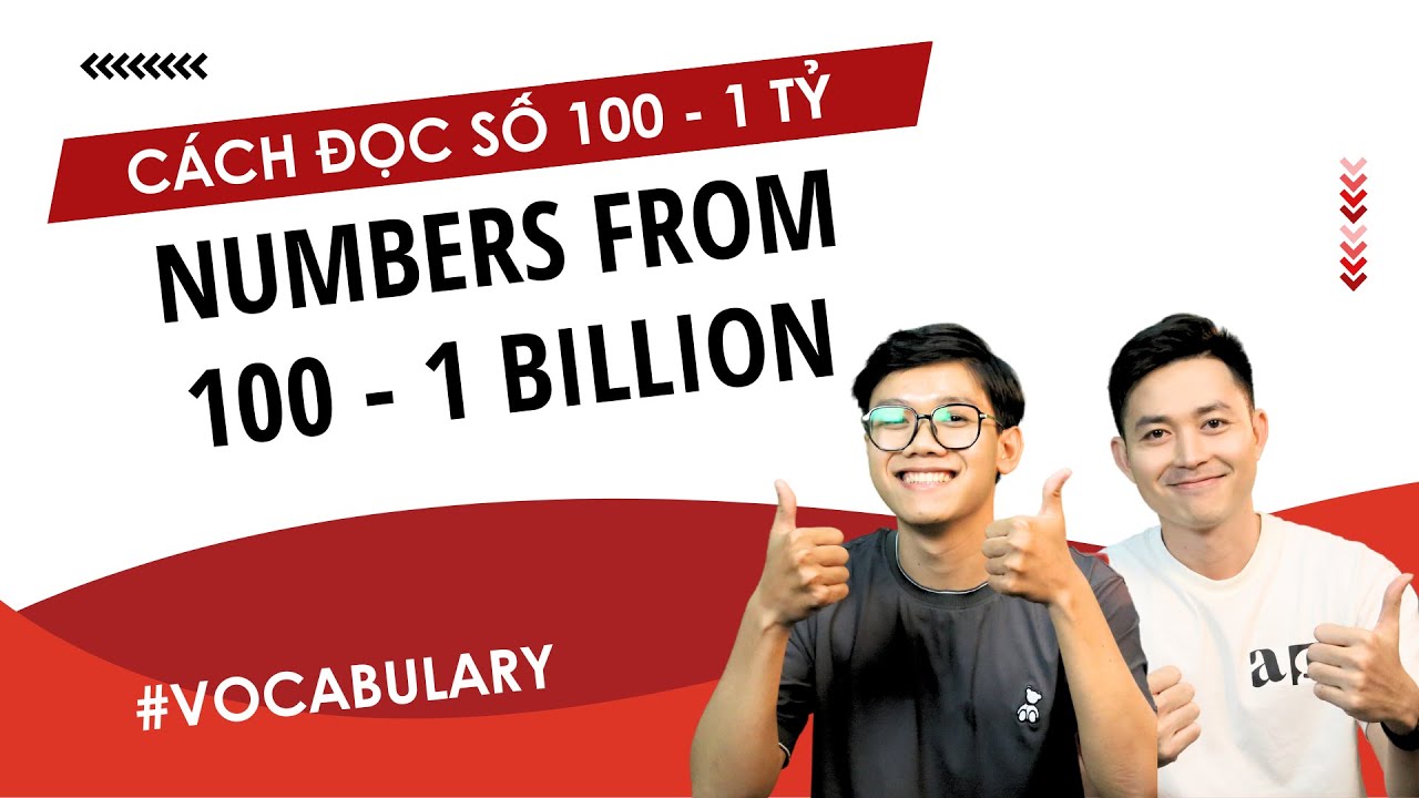 How to say numbers from 100 to 1,000,000,000 | Learn Southern Vietnamese With SVFF