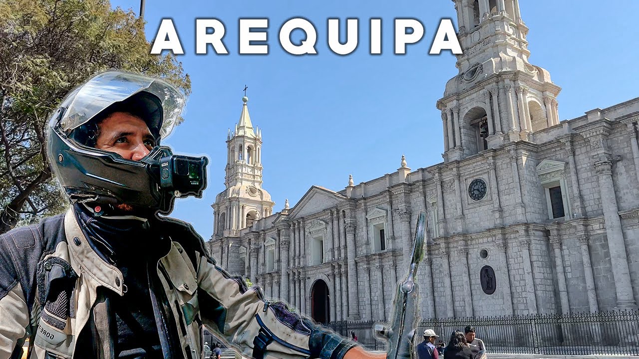 AREQUIPA es la CIUDAD más HERMOSA de PERÚ? | AREQUIPA | Vuelta al mundo en moto | Cap # 90
