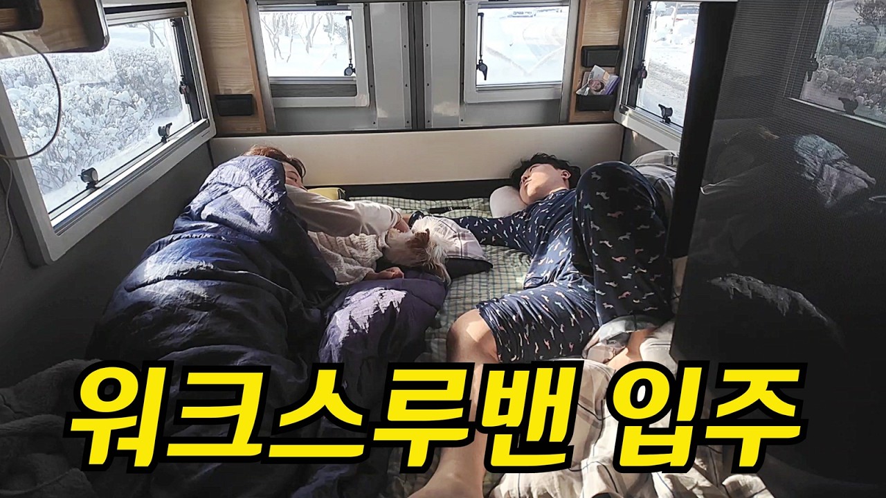 스타렉스에서 워크스루밴으로 이사하였습니다