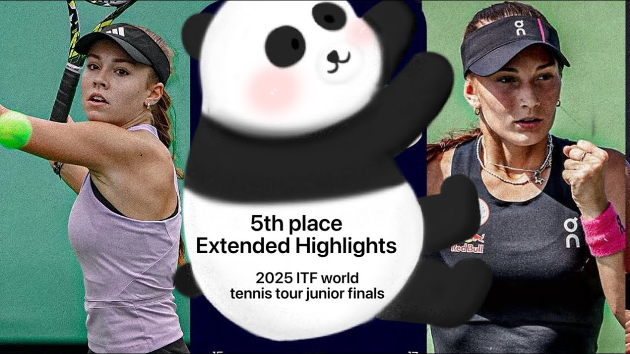 Extended Highlights STUSEK vs A KOVACKOVA 2025 ITF Junior Finals 5 #tennis #juniortennis #highlights