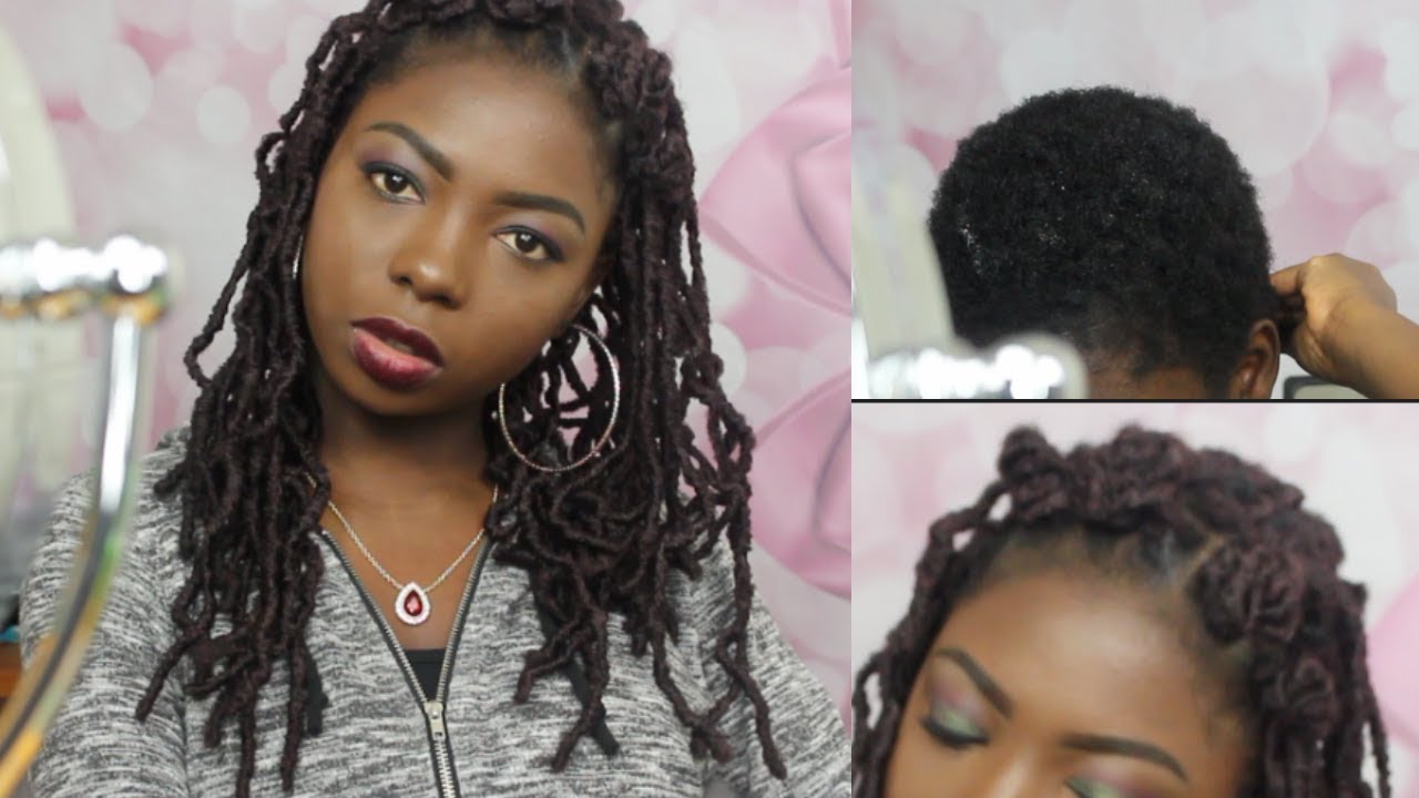 HOW TO DO CROCHET FAUX LOCS ON VERY SHORT HAIR | NO CORNROWS | RUBBER BAND METHOD