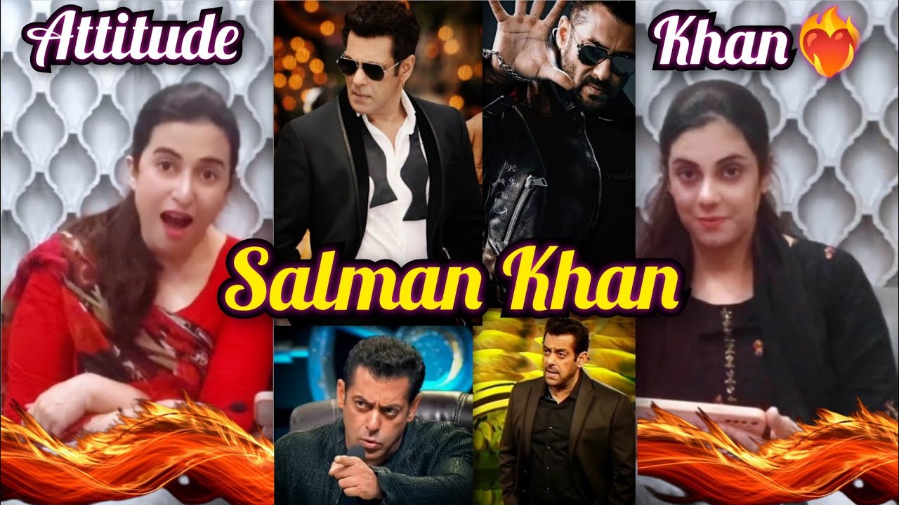 Pakistani Reaction to Salman Khan Top Attitude Reels Bhai Jan Thug Life moments